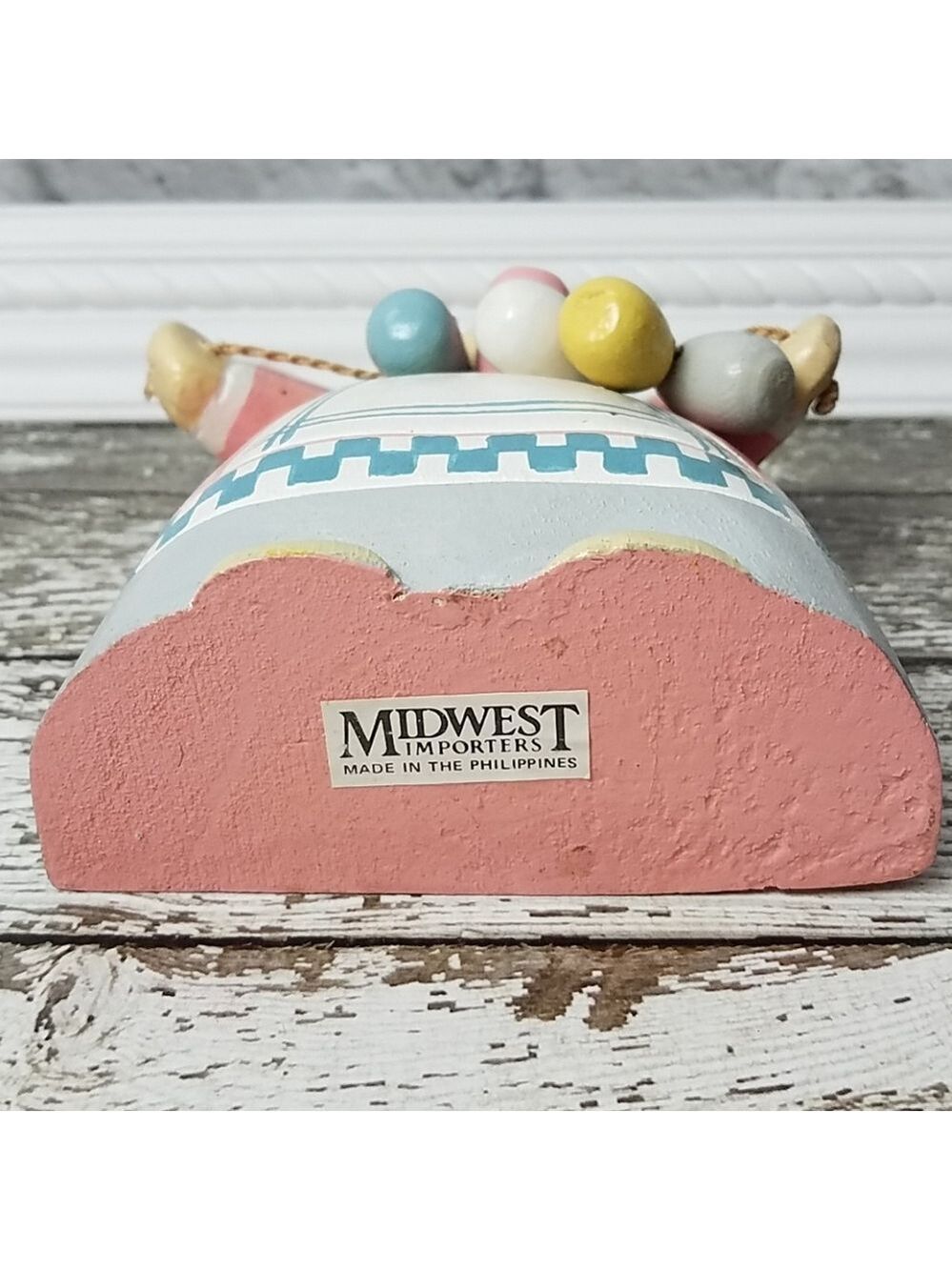 RARE Wooden Mother Bunny Rabbit figure Midwest Cannon - Picture 5 of 5
